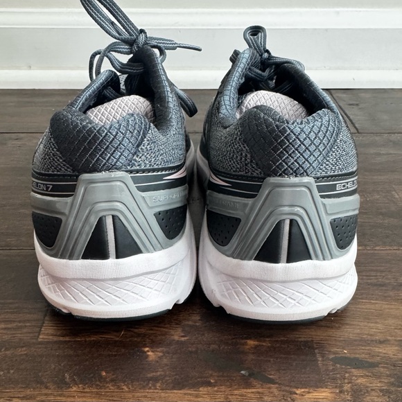 Saucony Charcoal Gray & Pink Athletic Sneakers Women’s size 9W (Like New) - Picture 7 of 12